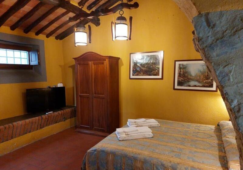 Стандартный Номер Кровать Кинг, La Rimbecca Greve In Chianti Country Apartments & Rooms