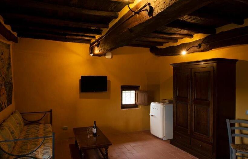 Стандартный Номер Кровать Кинг, La Rimbecca Greve In Chianti Country Apartments & Rooms