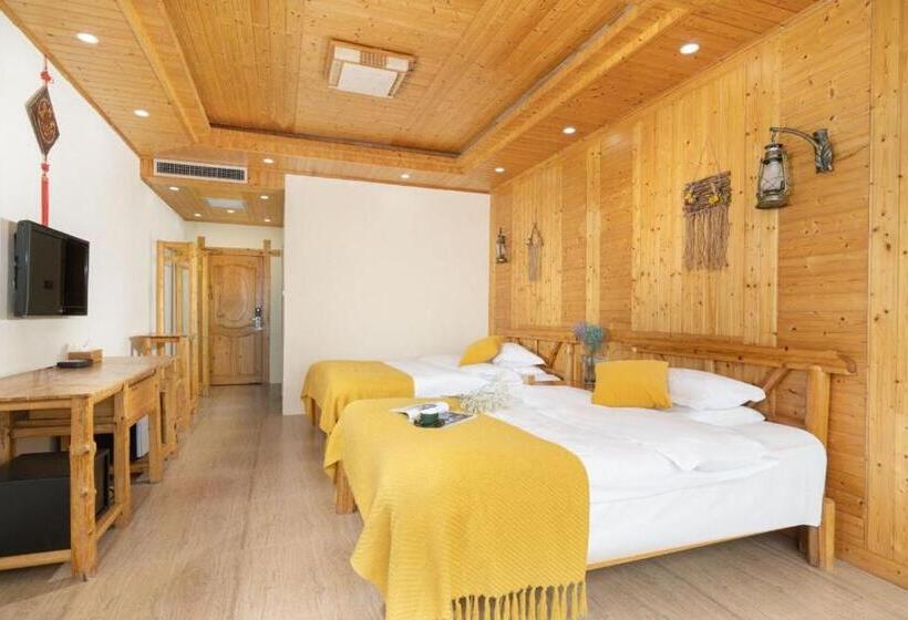 Номер Deluxe, Longji Panorama Hotel 龙脊全景楼大酒店