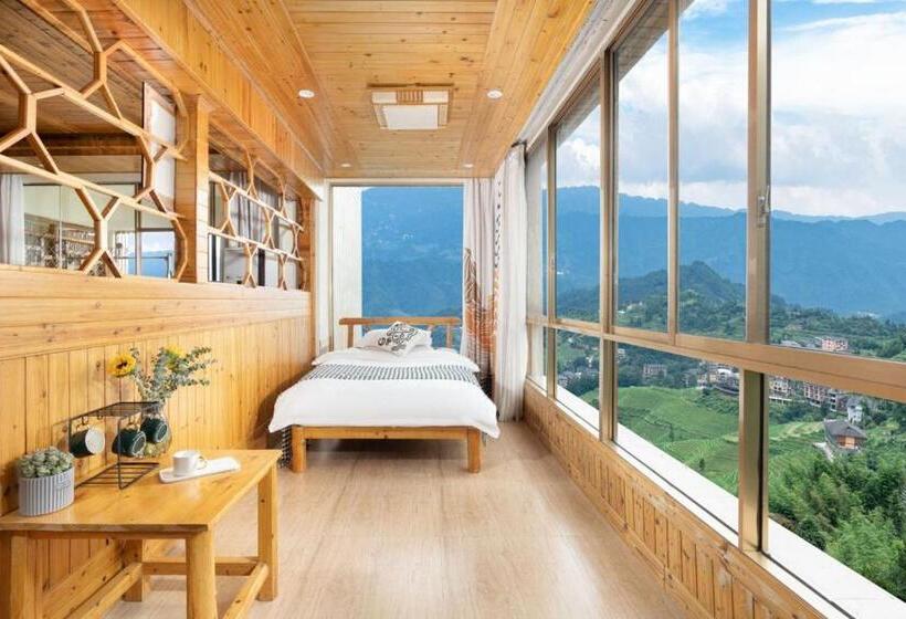 Семейный Номер Вид на Горы, Longji Panorama Hotel 龙脊全景楼大酒店