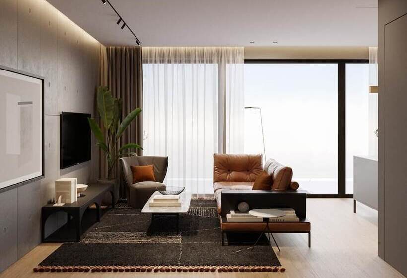 套房配有游泳池, White City Limassol Aparthotel Adults Only