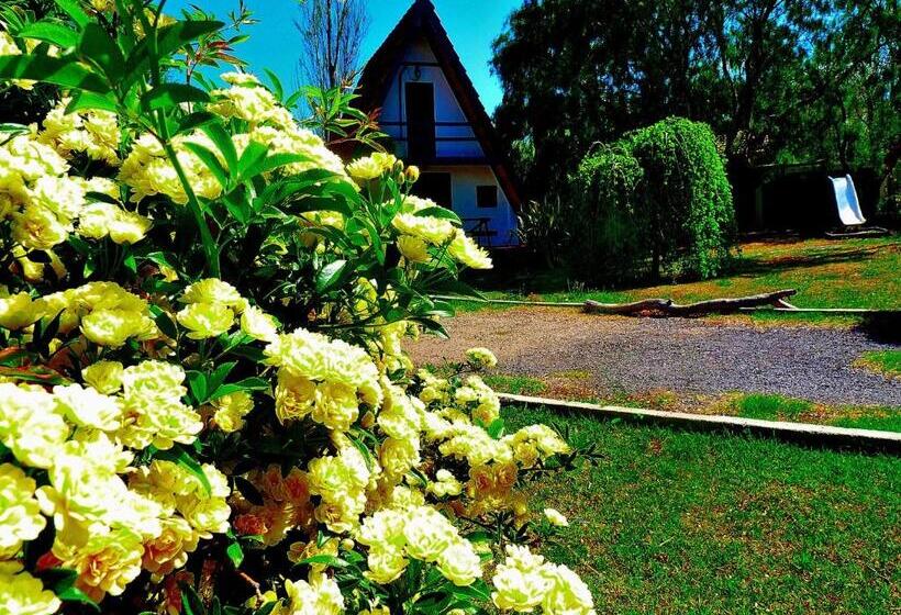 Хижина, Cabañas Verde Y Blanco