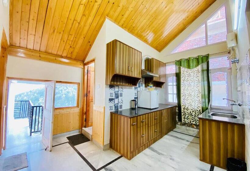 חדר סופריור עם נוף להרים, Sai Cottage Shimla