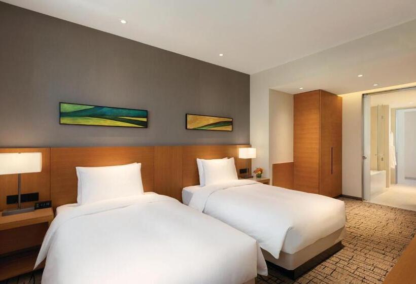 带观景的标准间, Hyatt Place Yinchuan Yuecaicheng