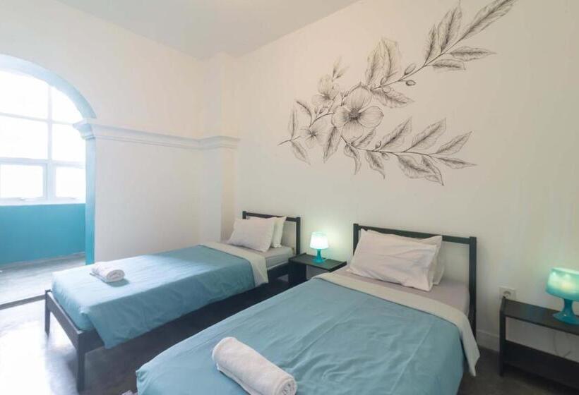 Quarto Estandar Banheiro Compartilhado, Wonderloft Hostel Kota Tua