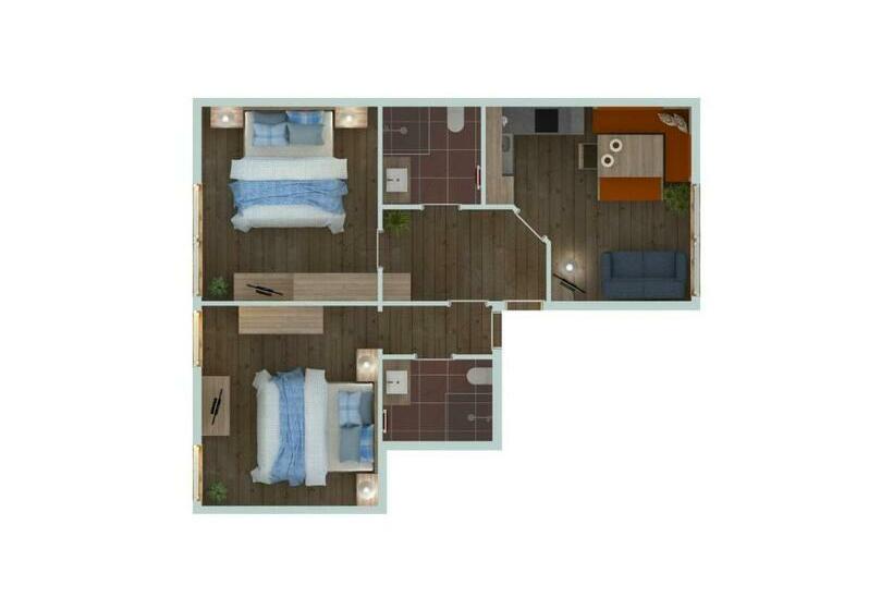 Апартаменты 2 Спальни, Appartements Macheiner