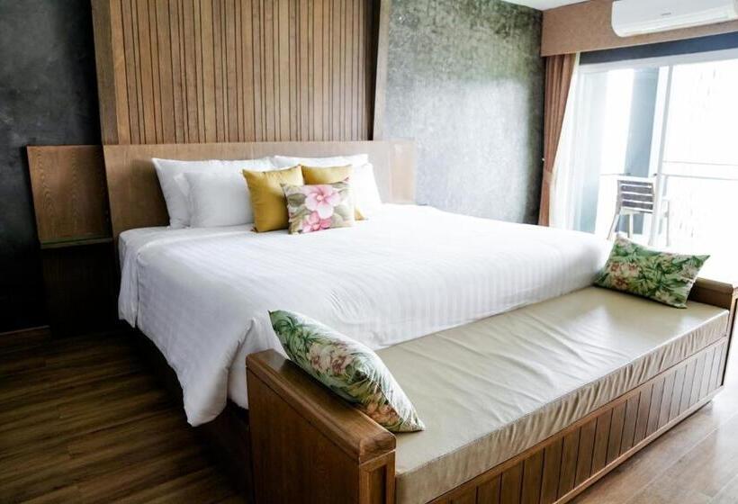 带大床的标准间, Grand Kokkod Khao Kho Resort