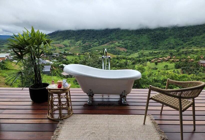 带花园景观和一个卧室的别墅, Grand Kokkod Khao Kho Resort