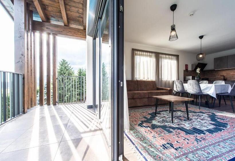 Апартаменты 1 Спальня с Видом, Chalet Kristall   Dolomites Garden Chalet