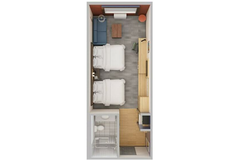 Номер Стандарт 2 Двуспальные Кровати, Holiday Inn Express & Suites S Lake Buena Vista, An Ihg