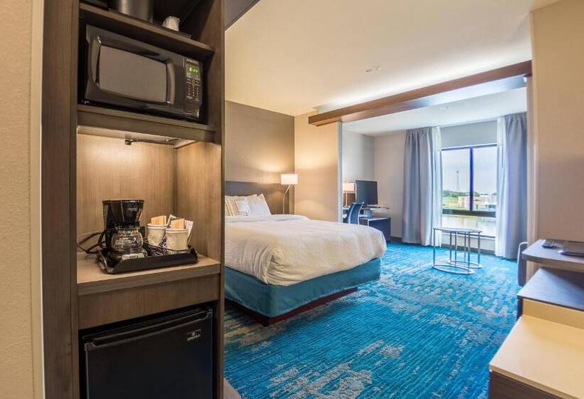 Люкс Кровать Кинг, Fairfield Inn & Suites By Marriott Des Moines Altoona