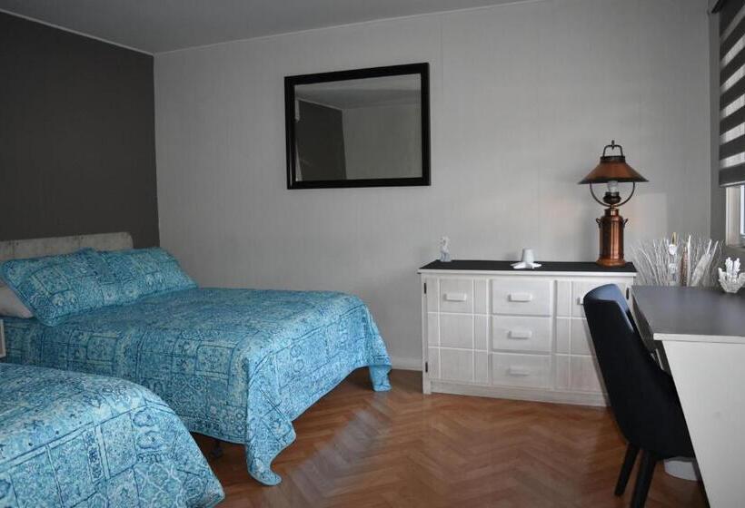חדר סטנדרט שתי מיטות זוגיות, Motel De L Anse Et Camping Rimouski
