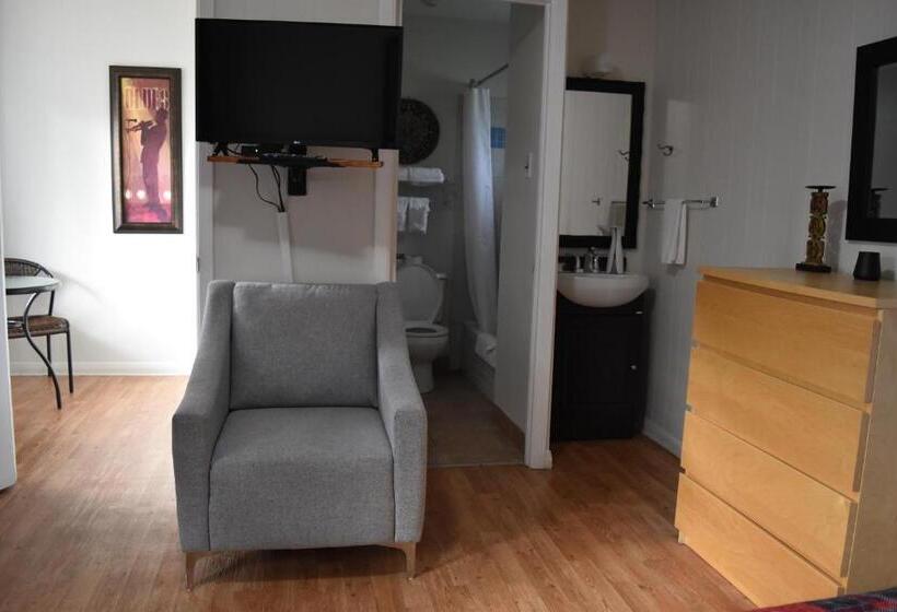 Номер Стандарт 2 Двуспальные Кровати, Motel De L Anse Et Camping Rimouski