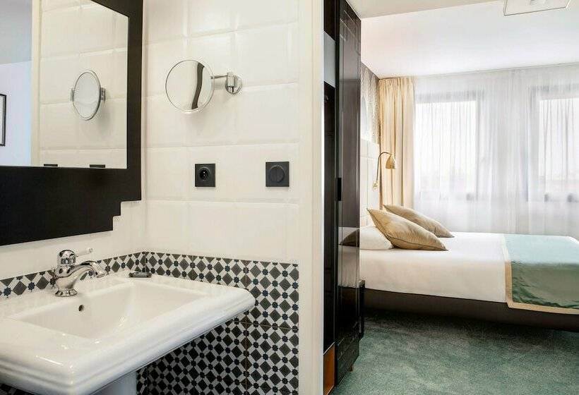 클래식 룸 더블 침대, Best Western Hôtel Journel Saint Laurent Du Var