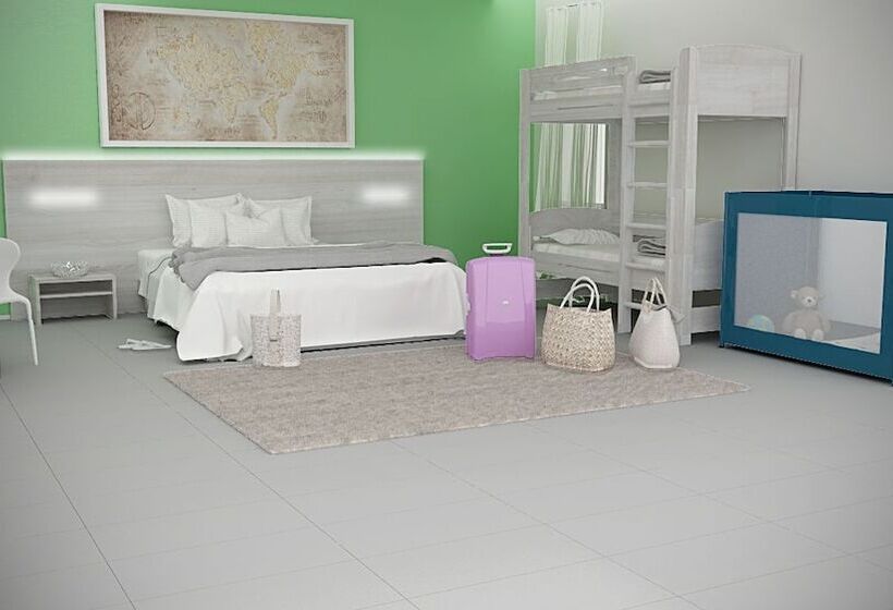 חדר סטנדרט לארבעה, Color Green Village Cesenatico Family