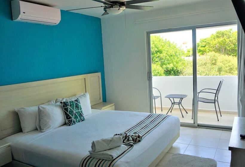 Habitació Estàndard amb Balconada, Mar Bohemio