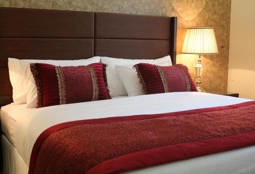 חדר דלוקס עם מיטת קינג, منزل أبحر للشقق المخدومة   Obhor Home Apartments