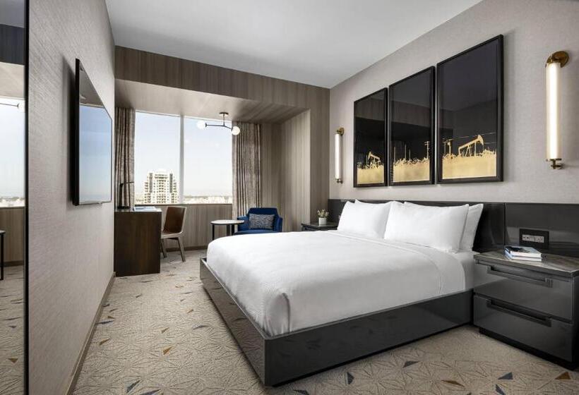 キングサイズベッドのスタンダードルーム, Jw Marriott Edmonton Ice District
