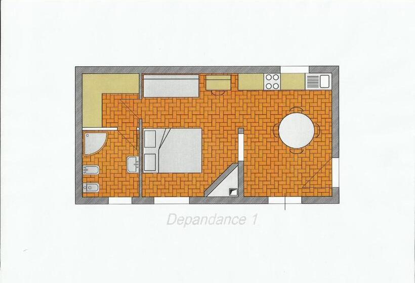 Апартаменты 1 Спальня, Vigna Lontana