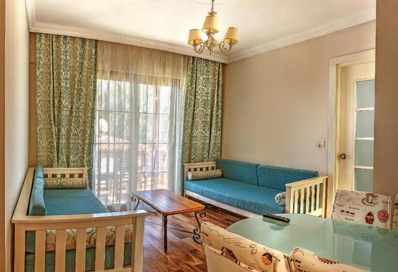 带1个卧室带观景的公寓, Panamare Apart Hotel Akyaka
