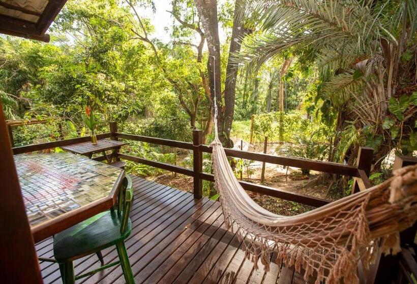 آپارتمان 1 خوابه با بالکن, Recanto Dos Pássaros Hospedaria Zen E Banho De Floresta Arua