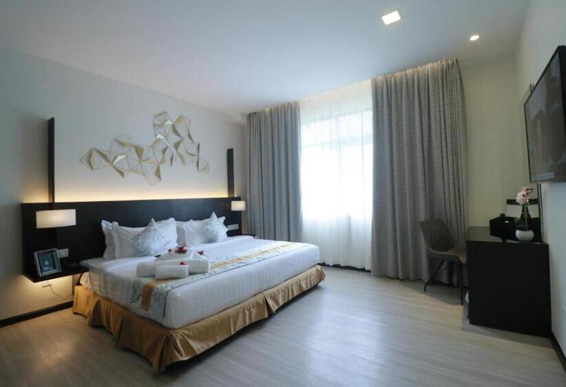 キングサイズベッドのスーペリアルーム, Amamas Boutique Hotel Kuching