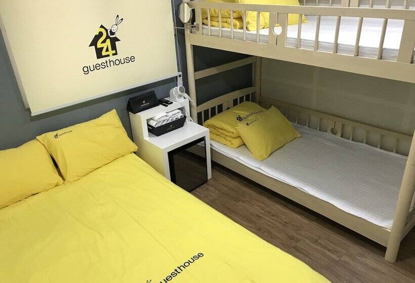 غرفة عائلية, 24guesthouse Jeonju