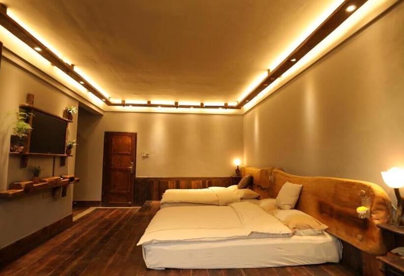 اتاق استاندارد با چشم‌انداز باغ, Yunlu Lianxin Guesthouse
