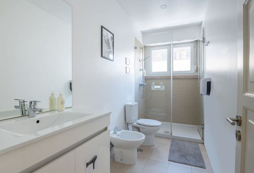 اتاق استاندارد با سرویس بهداشتی مشترک, Dumont Lisbon Guesthouse