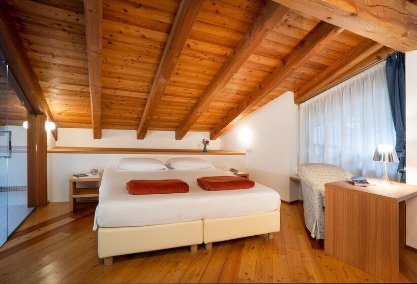 디럭스 자쿠지룸, Albergo Palazzo Lodron Bertelli