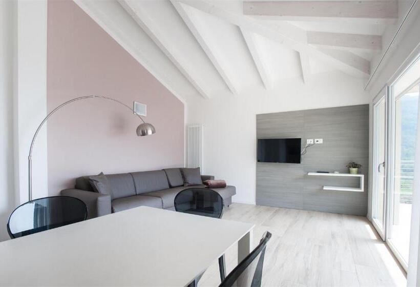 ２ベッドルームアパートメント, Terrazze Sul Garda