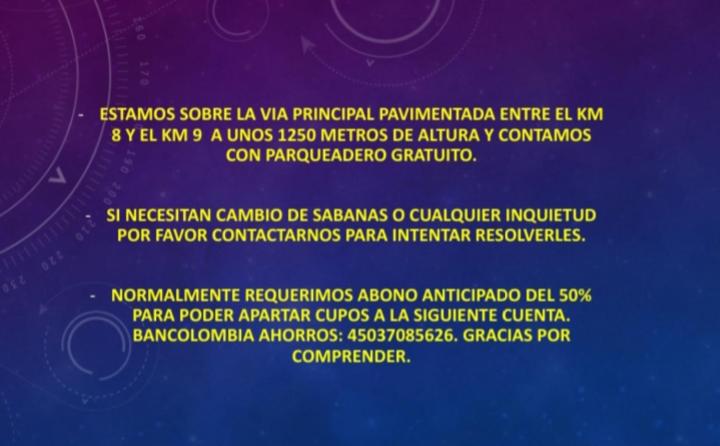 بنجلو عائلى, Miradores Del Oso Perezoso