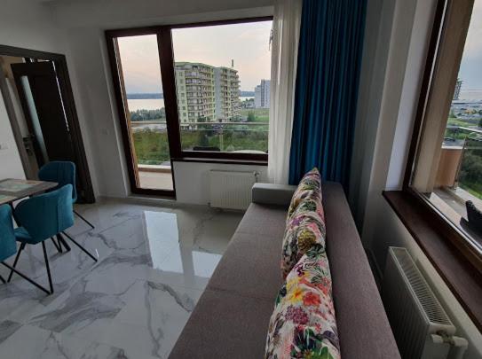 침실1개 아파트 발코니 바다 전망, Mamaia Summerland Apartments