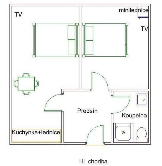 Апартаменты 1 Спальня, Penzion U Zamku
